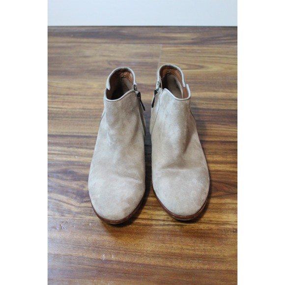 Sam Edelman Tan Suede Booties Size 6.5 Petty - Picture 7 of 9